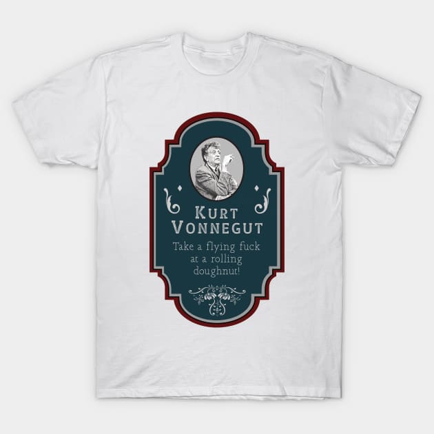 Kurt Vonnegut Jr T-Shirt by blackjackdavey